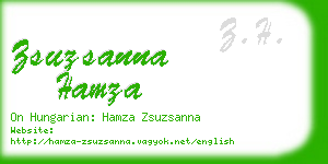 zsuzsanna hamza business card